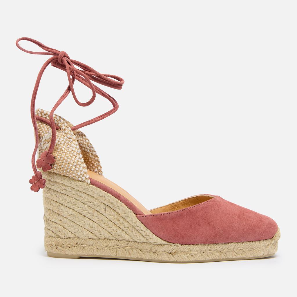 CASTAÑER Castañer Carina 8/007 Papaya-Coloured Espadrilles