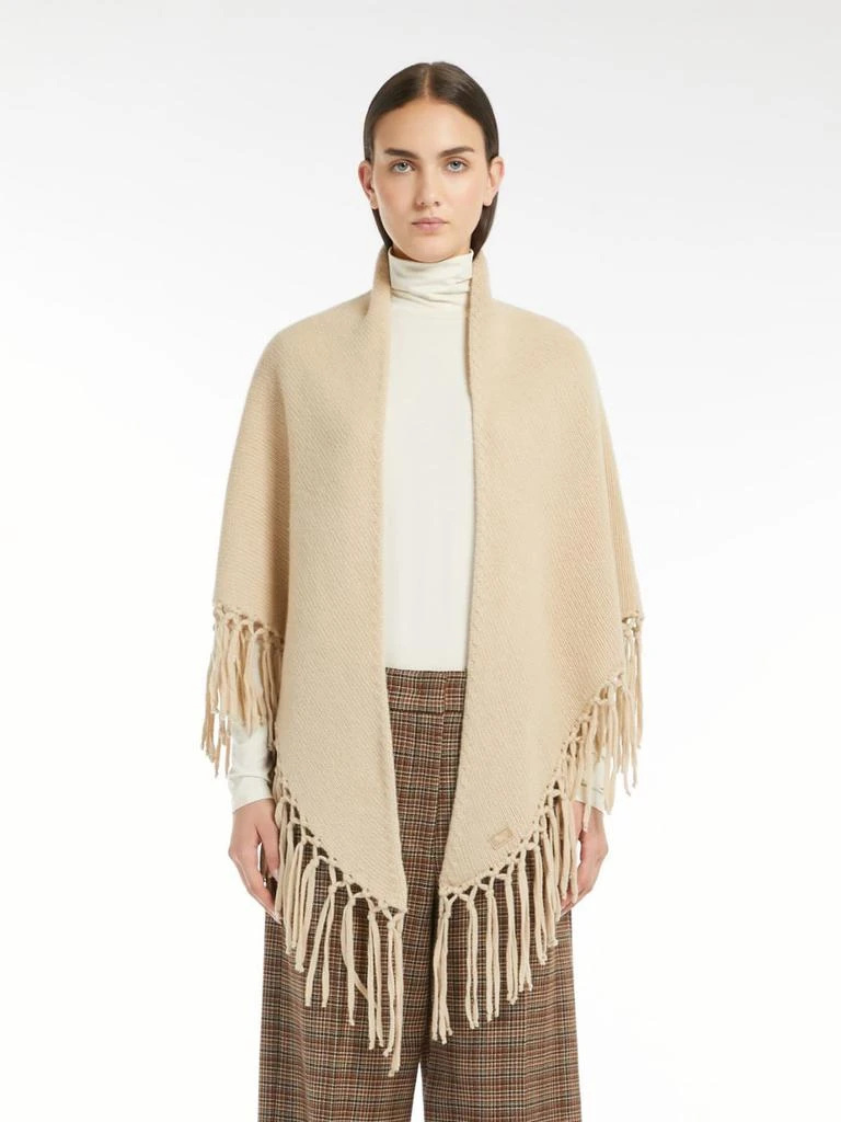 Weekend Max Mara Triangular wool shawl 2
