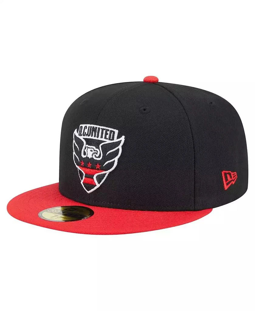New Era Men's Black D.C. United 2025 Kickoff 59FIFTY Fitted Hat 1
