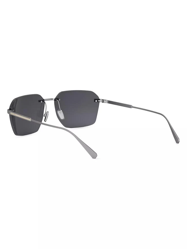BVLGARI Octo 61MM Rectangular Sunglasses 4