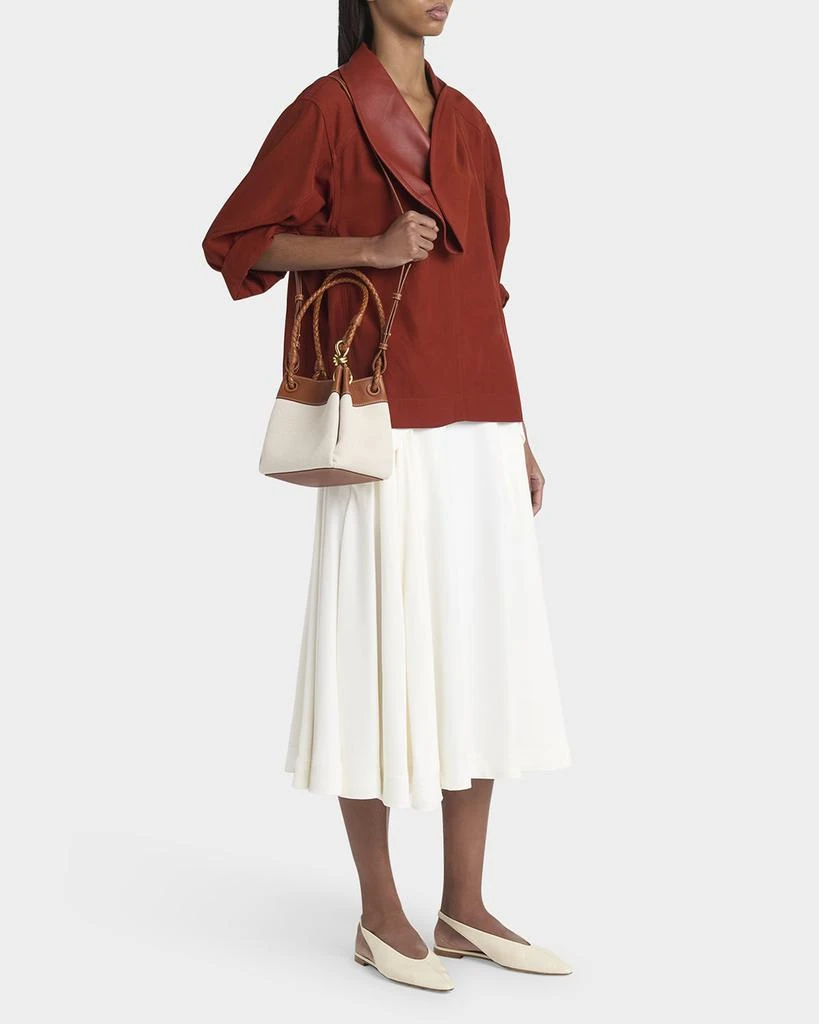 Bottega Veneta Parachute Small Canvas Shoulder Bag 7