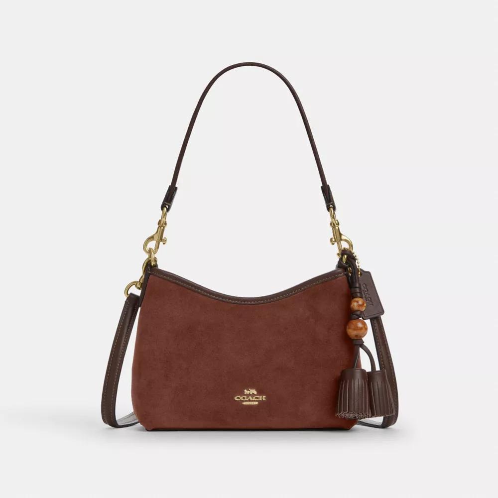 Coach Laurel Small Shoulder Bag With Tassels