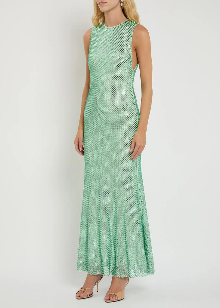 Self Portrait Crystal-embellished mesh gown 2
