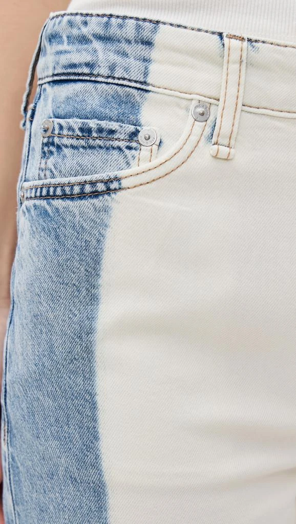 Rag 
Bone Featherweight Logan Mid-Rise Wide Leg Jeans 5