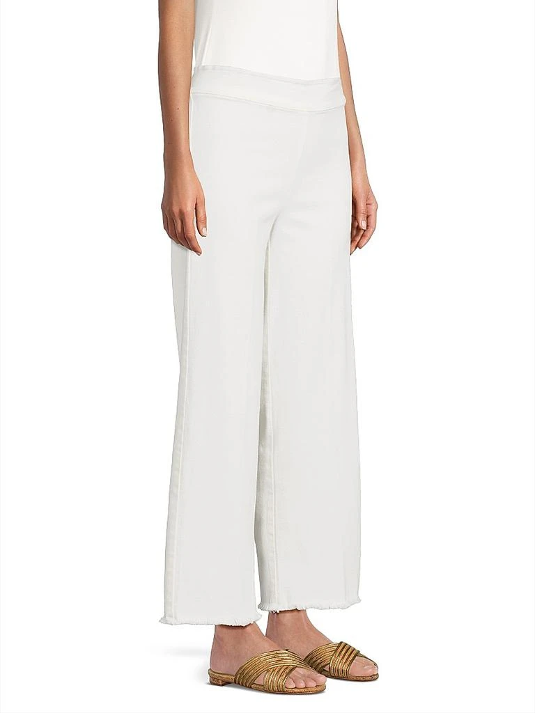Avenue Montaigne Stretch-Denim Wide-Leg Jeans 4