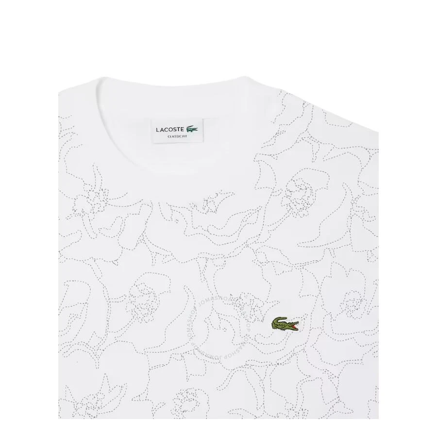 Lacoste Flower Print Cotton Jersey T-Shirt 2