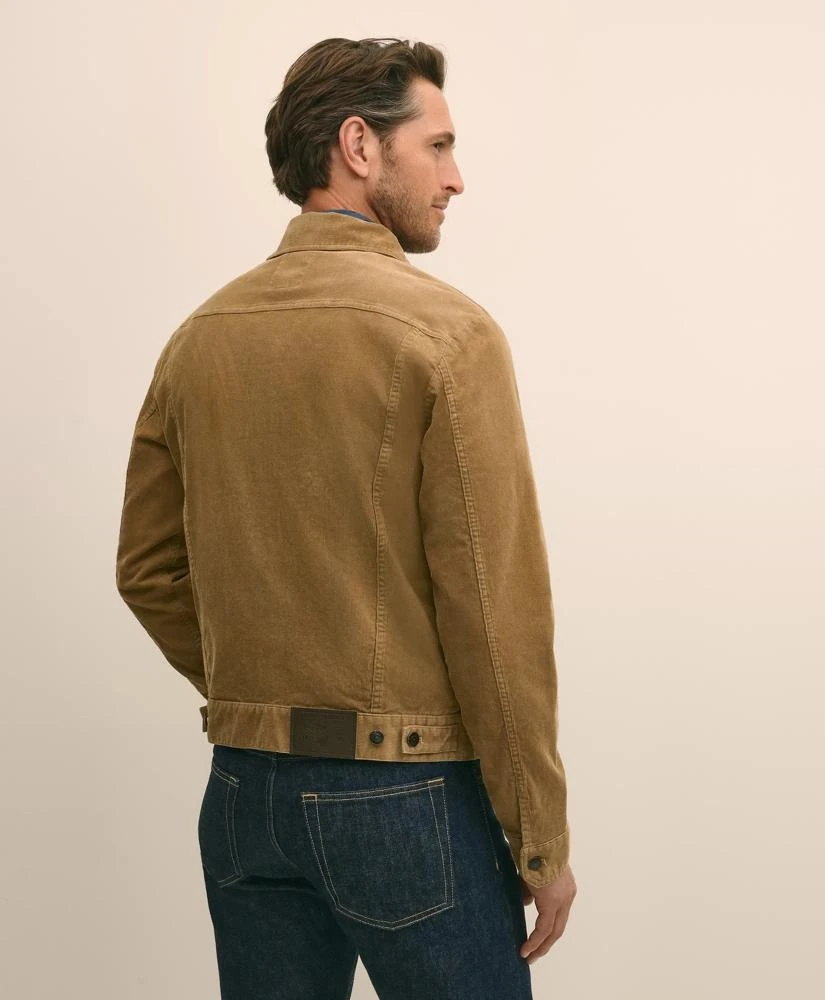 Brooks Brothers Medium Wale Corduroy Trucker Jacket 6