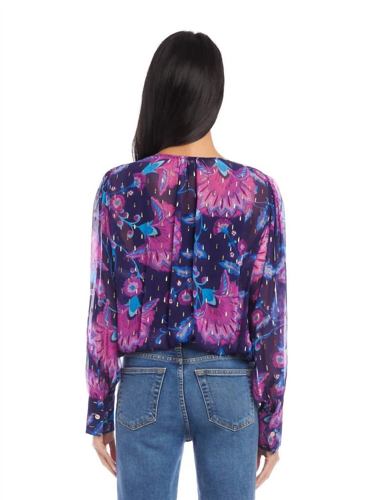 Fifteen Twenty Drape Front Top In Print 3