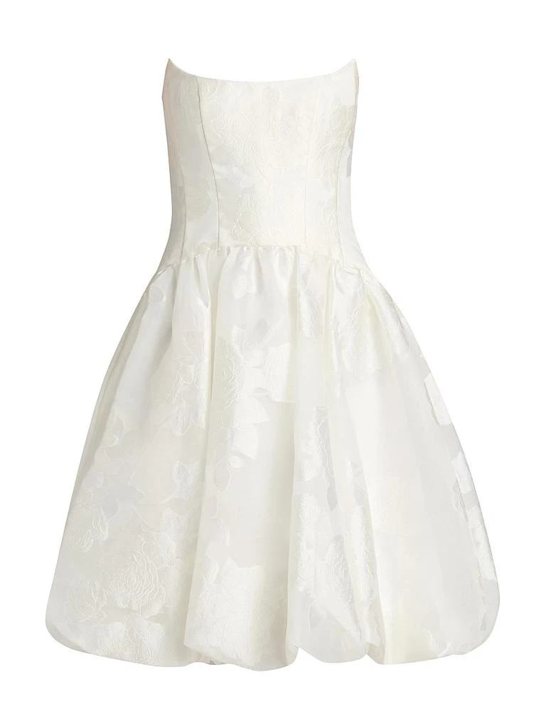 chinese dress ladies Mikado Strapless Dress Ivory / 6