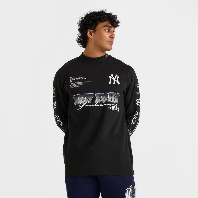 Shop Men's New Era New York Yankees MLB Modern Speed Long-Sleeve T