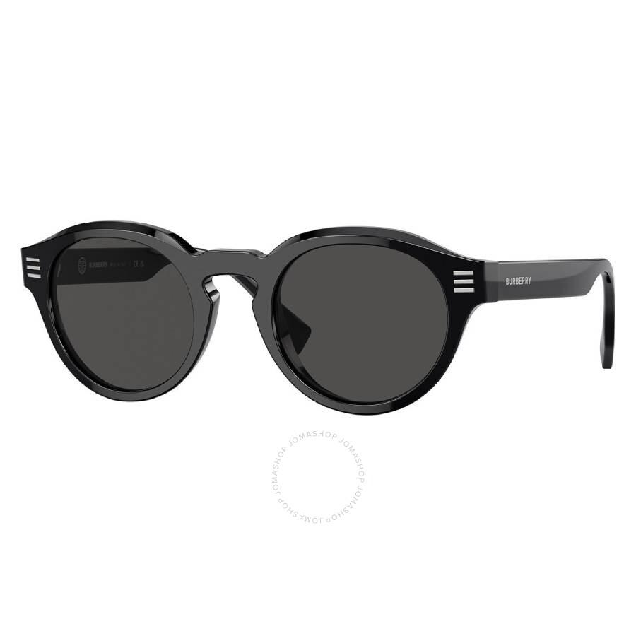 Burberry Dark Grey Round Men's Sunglasses BE4404 300187 50