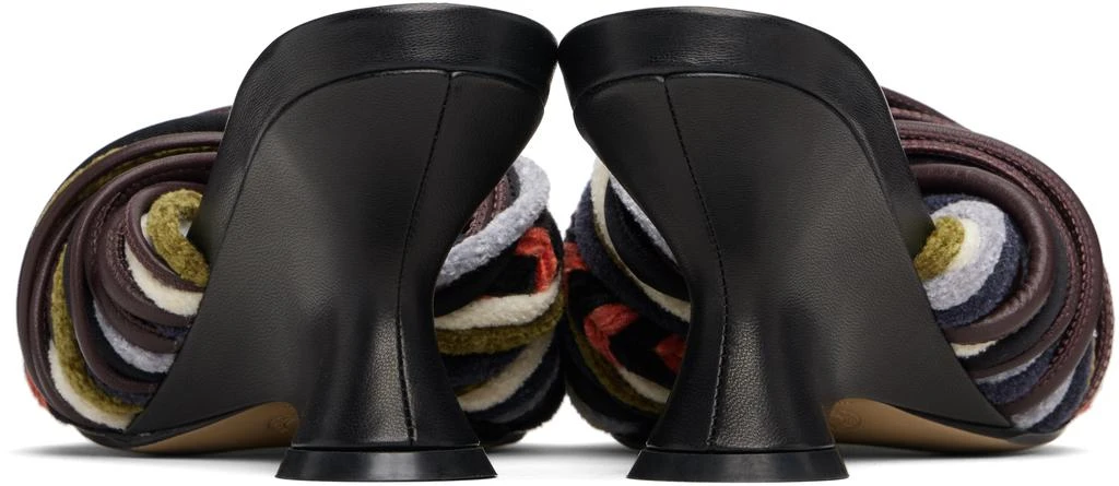 Dries Van Noten Multicolor Open-Toe Leather Mule Heeled Sandals 2