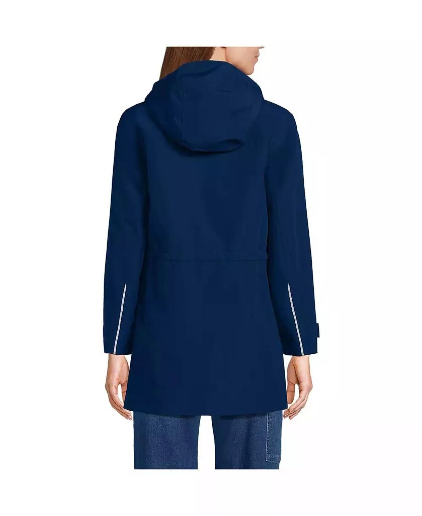 Lands
 End Women
s Tall Squall Hooded Waterproof Raincoat 3