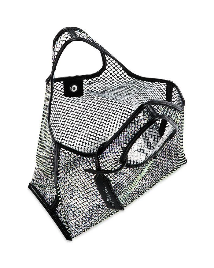 3.1 Phillip Lim Crystal Mesh Mini Market Tote 3