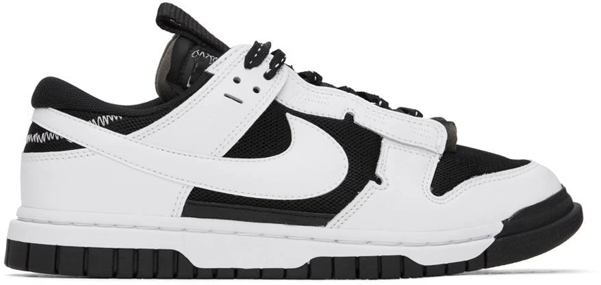 NIKE Black & White Air Dunk Jumbo Sneakers 1