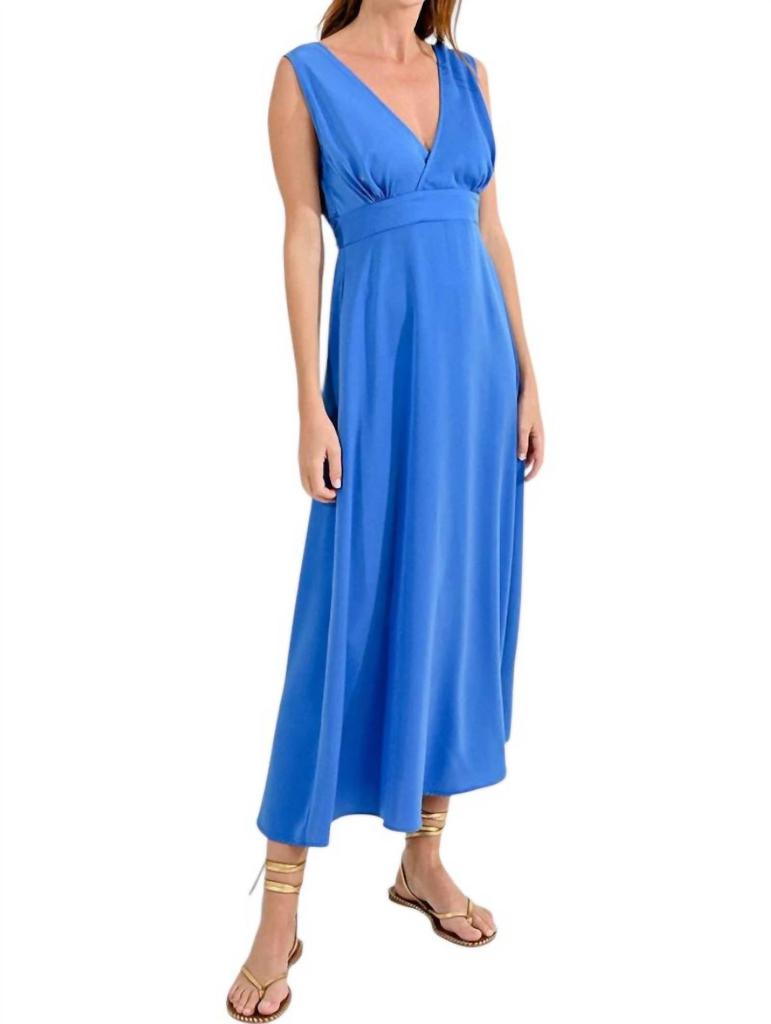 Molly Bracken Molly Bracken - Satined Maxi Dress