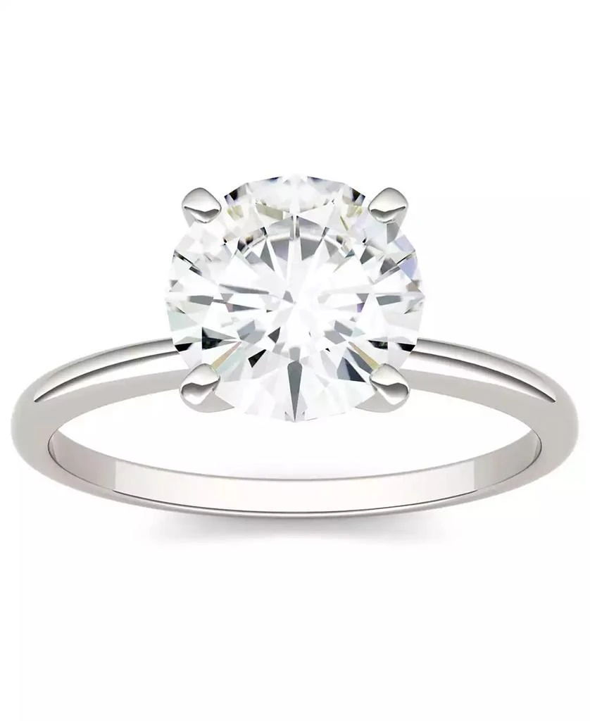 Charles & Colvard Moissanite Solitaire Ring (1 ct. t.w. DEW) in 14k White Gold 4