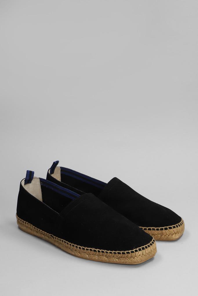 Castañer Pablo T-186 Espadrilles In Black Suede