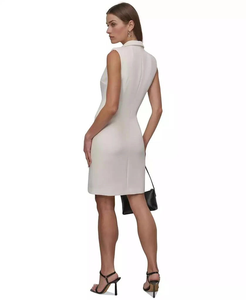 DKNY Women's Peak-Lapel Sleeveless Blazer Dress 5