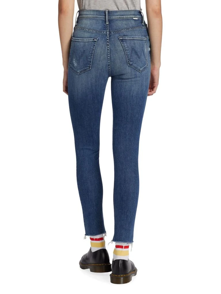 MOTHER The Swooner Fray Skinny Jeans 2