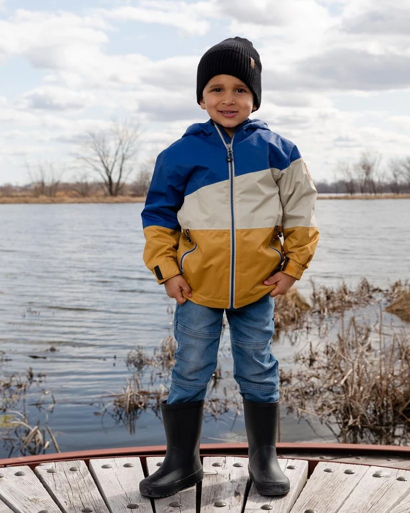 Deux par Deux Rain Boots in Natural Rubber Black 2