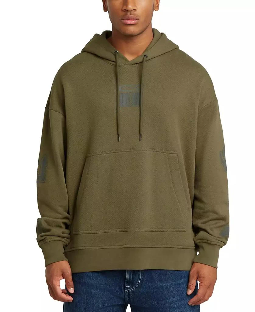 G-Star Men's Relaxed Fit Long Sleeve Multi-Logo Graphic Hoodie 1