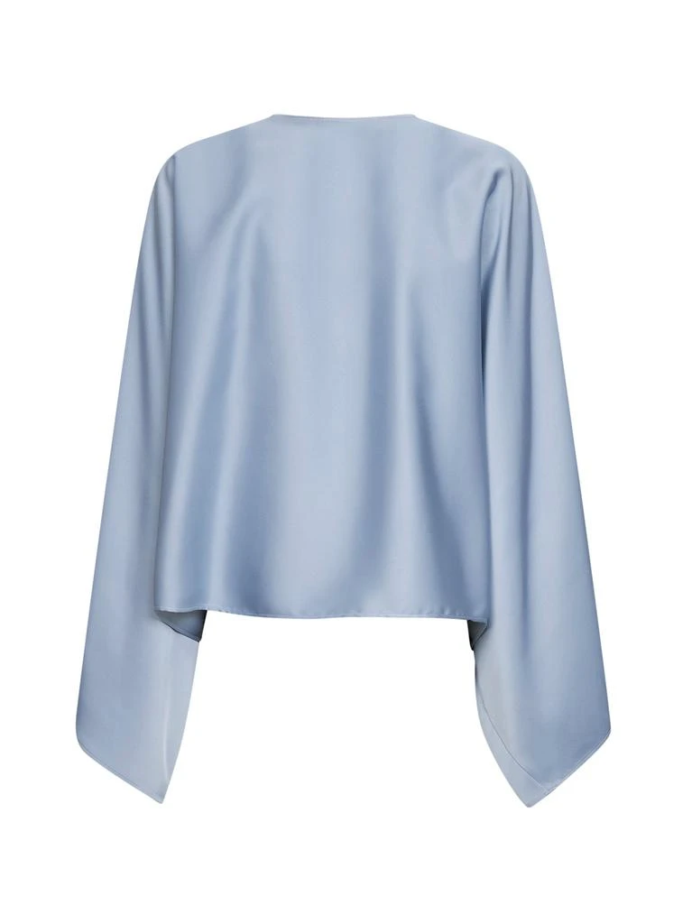 BLANCA VITA BLANCA VITA | Powder blue satin Merti cape | Women | PZ 2