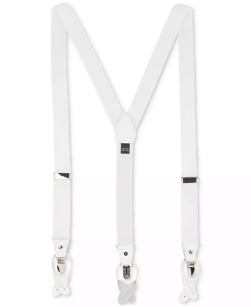 ConStruct Men's Solid Convertible Suspenders, Created for Macy's 2