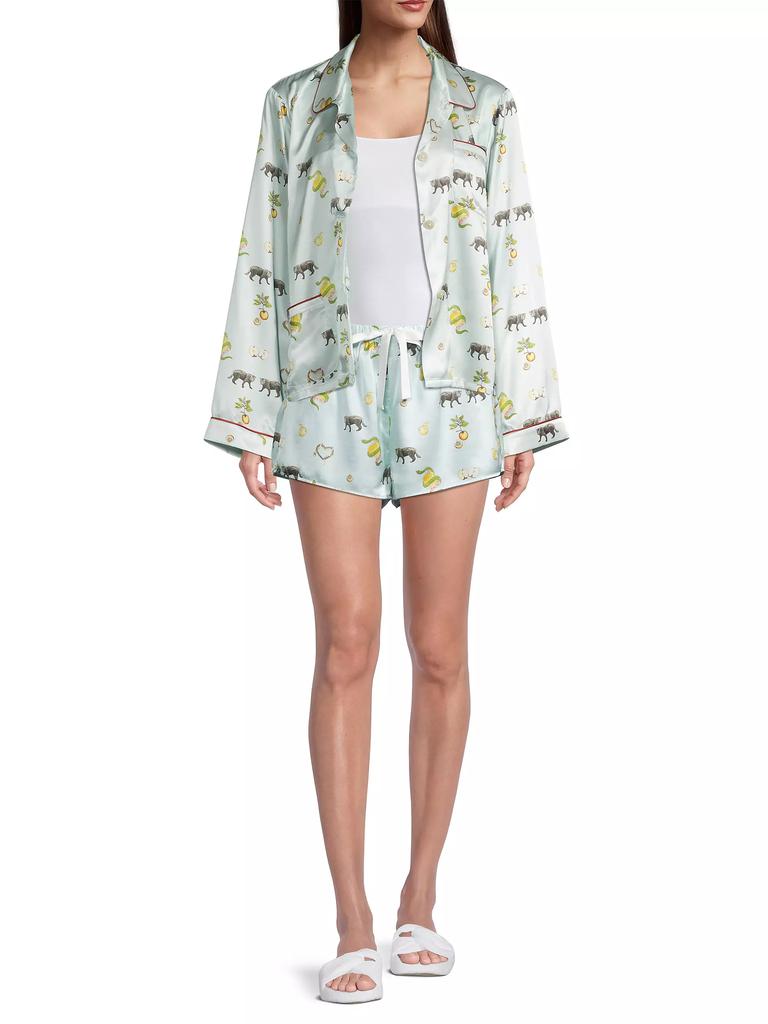 MORGAN LANE Ruthie Printed Pajama Shirt