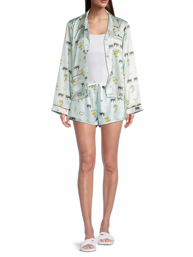 MORGAN LANE Ruthie Printed Pajama Shirt 2