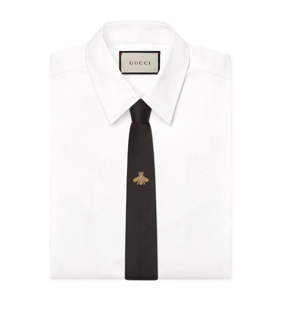 Gucci Silk Bee Motif Tie 3