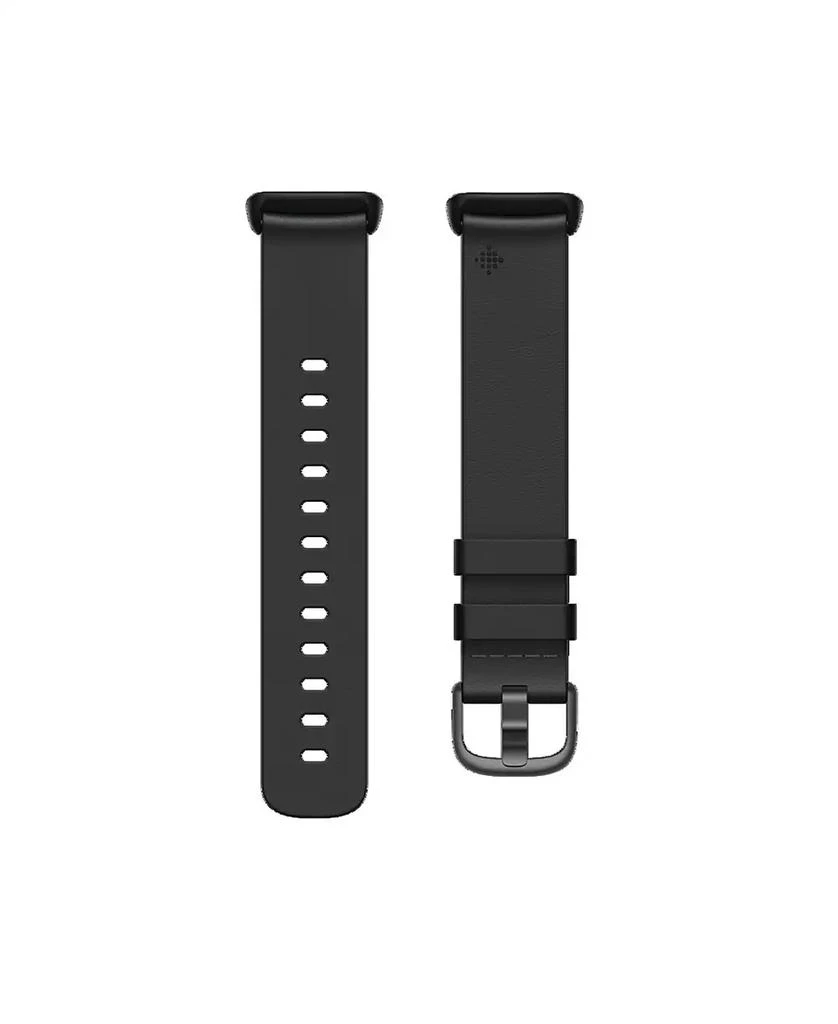 Fitbit Charge 5 Black Leather Band, Small 1