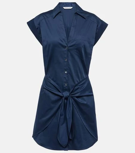 VERONICA BEARD Aimee cotton-blend shirt dress 1