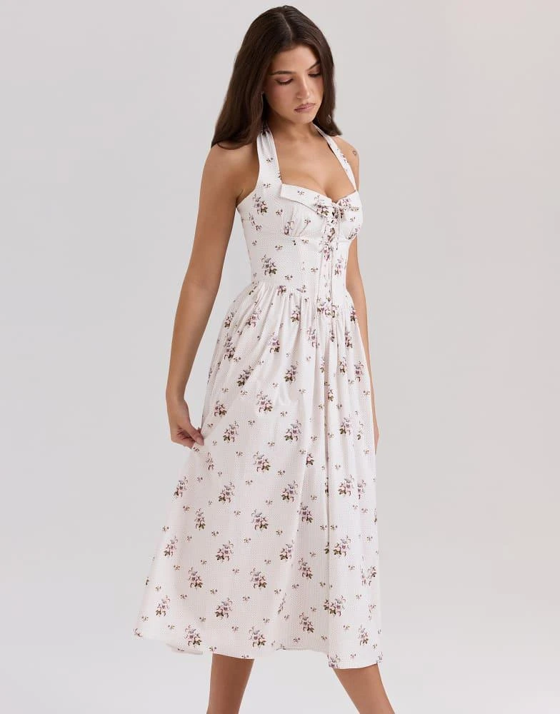 sachin and babi light blue dress Petal and Pup Women's Gardenia Halter Mini Dress main image 1