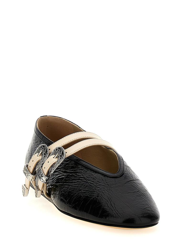 Le Monde beryl Le Monde Beryl Claudia Buckle Ballet Flats