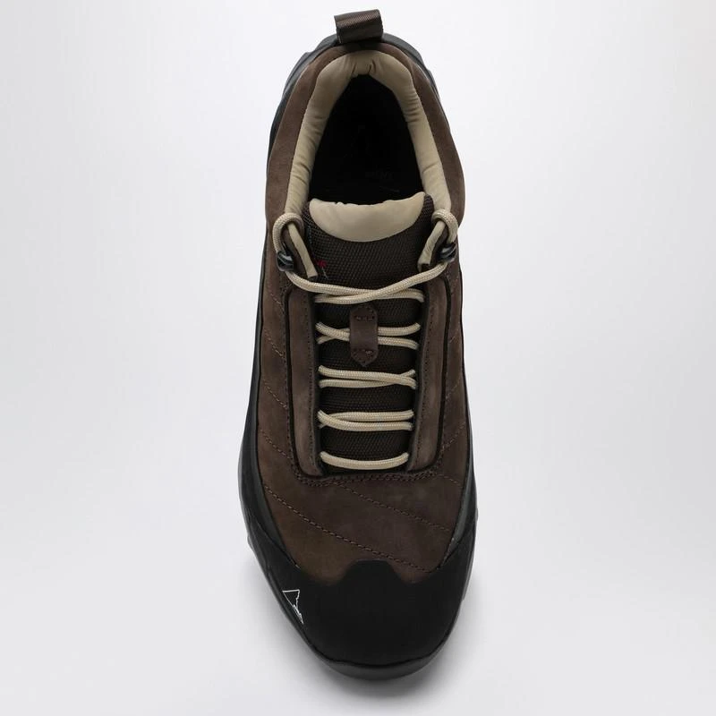 ROA Katharina brown water-repellent nubuck sneaker 3