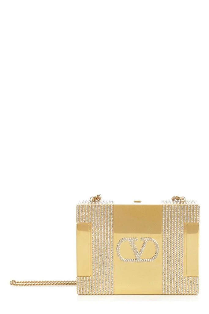 Valentino Valentino	Minaumorphe Logo Plaque Embellished Clutch Bag 4