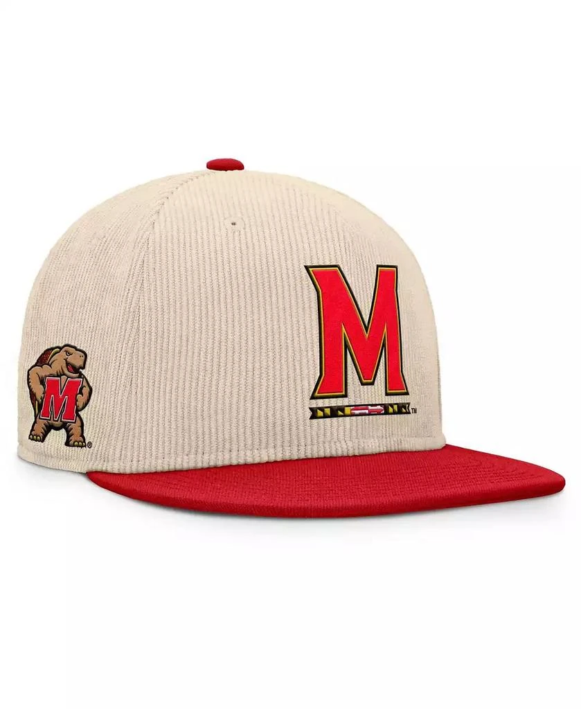 Fanatics Men's Tan Maryland Terrapins Catcher Snapback Hat 3