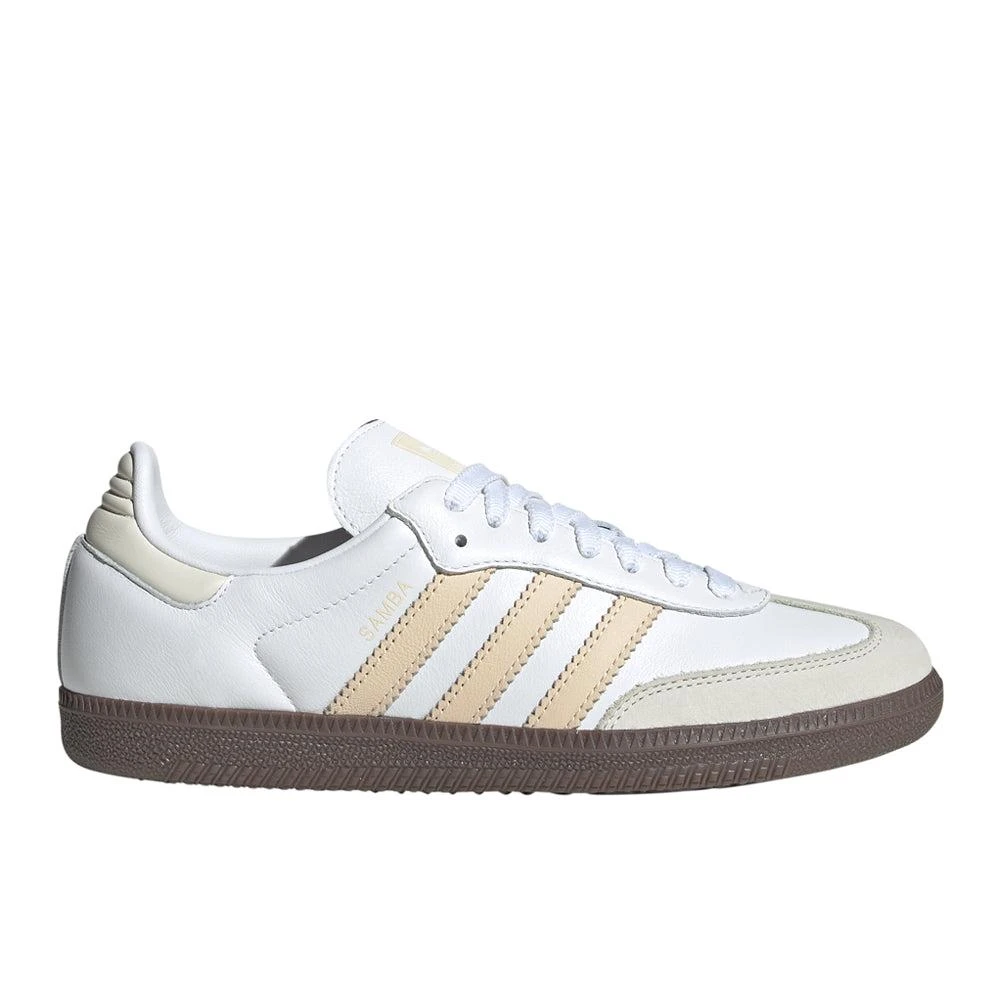 adidas gazelle silver green womens adidas Samba OG Mens Lifestyle Shoes (Cloud White/Brown Desert) main image 1