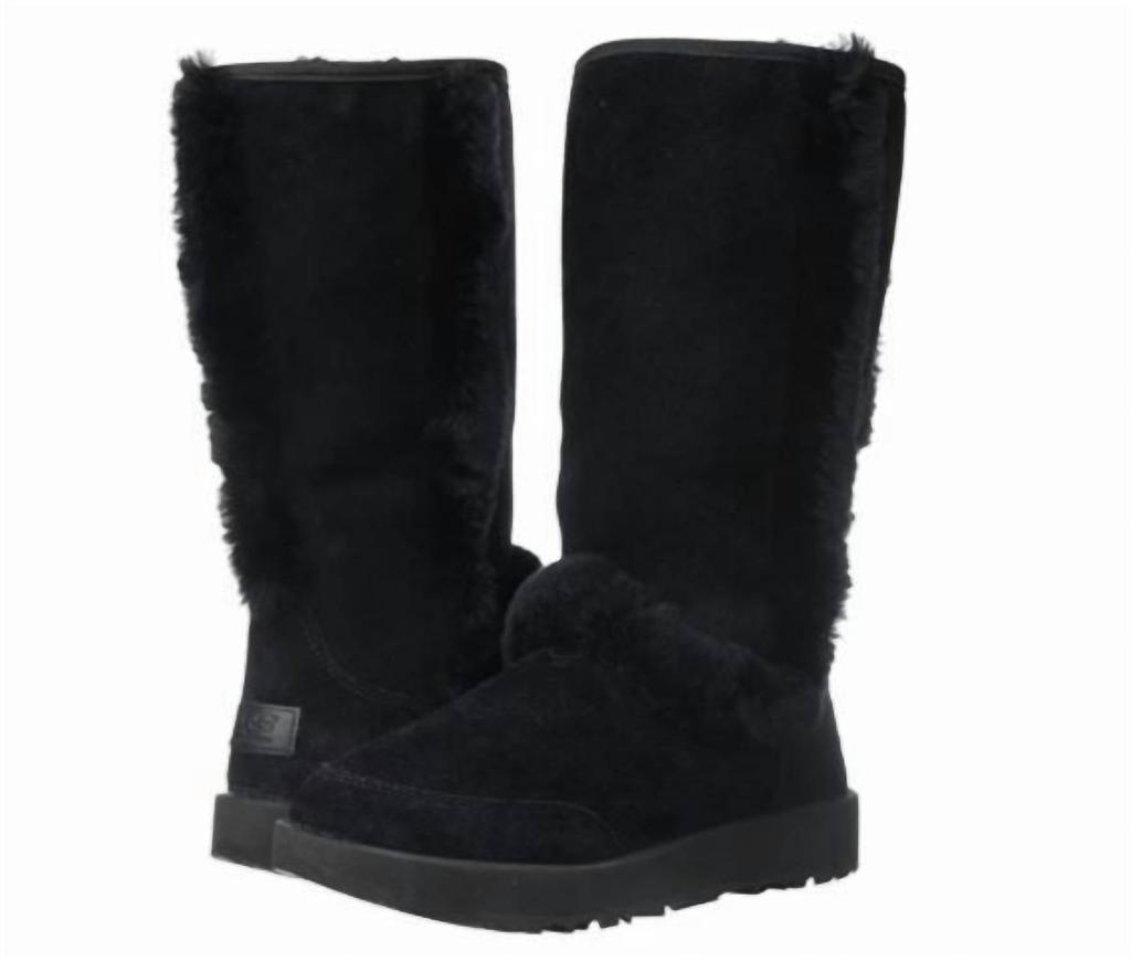 UGG Ugg - Sundance Suede Leather Fur Lining Tall Boots