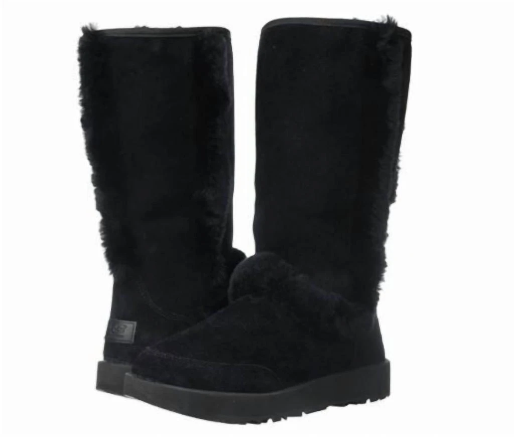 UGG Ugg - Sundance Suede Leather Fur Lining Tall Boots 1