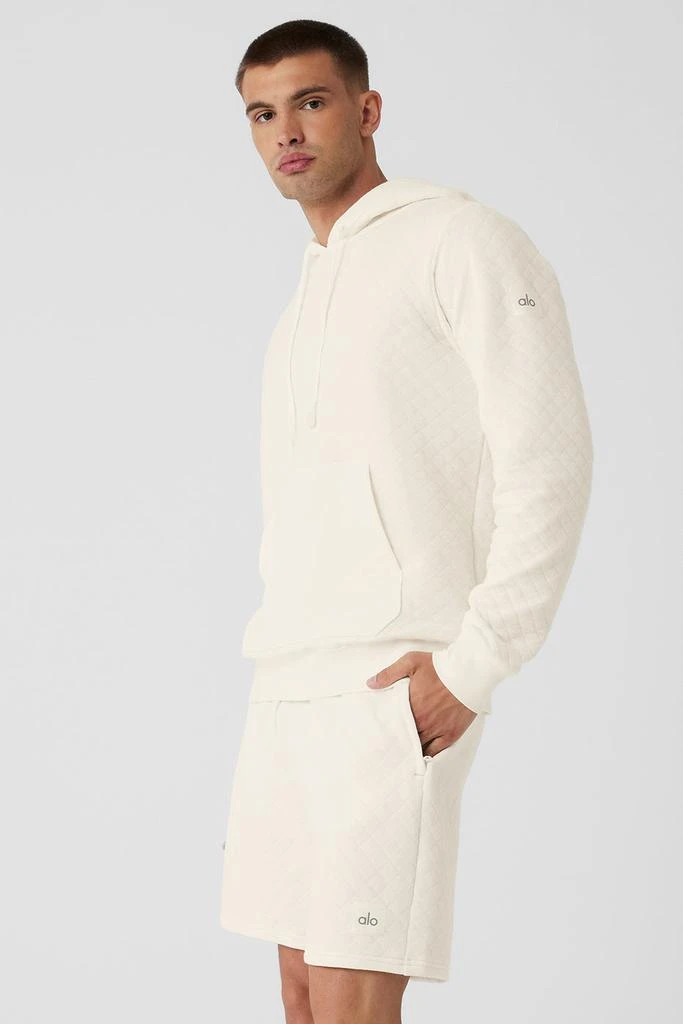 Alo Quilted Stadium Hoodie - Ivory 3