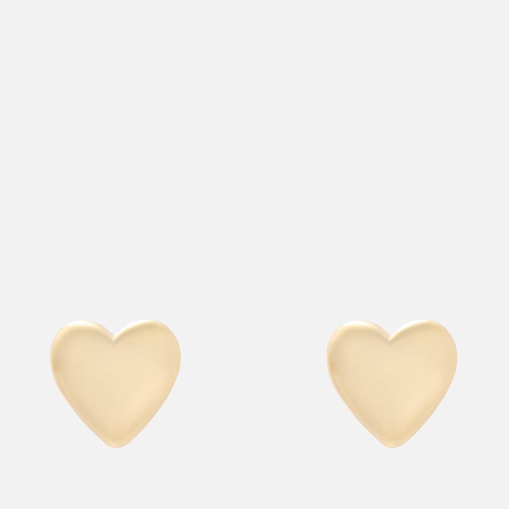 ASTRID & MIYU Astrid & Miyu Heart 18K Gold-Plated Sterling Silver Earrings