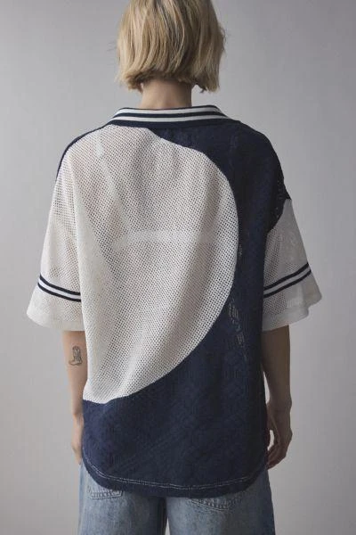 BDG BDG Billie Oversized Lace Polo Shirt 4