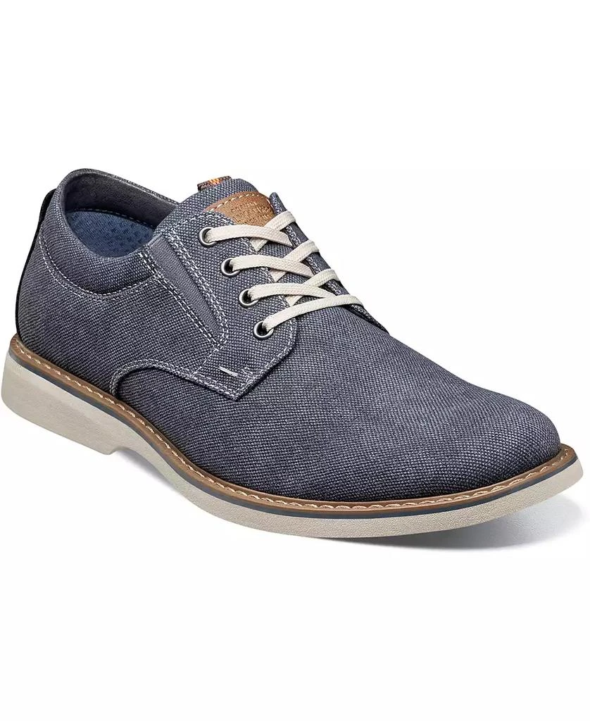 Nunn Bush Men's Otto Canvas Plain Toe Oxford Shoes 1