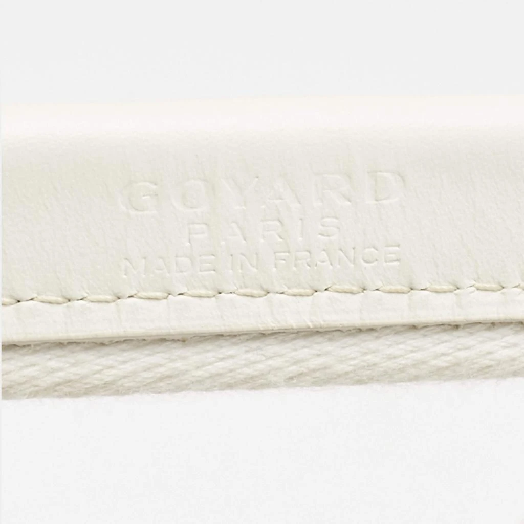 Goyard Goyard White Goyardine Coated Canvas and Mesh Voltigeur Pet Carrier Bag 8