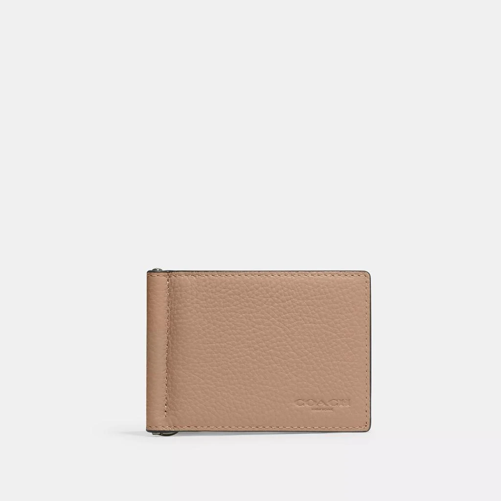 Coach Slim Money Clip Billfold Wallet 8