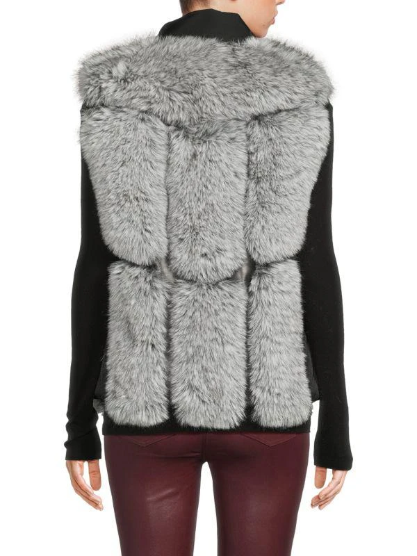 BELLE FARE Faux Fur Puffer Vest 2