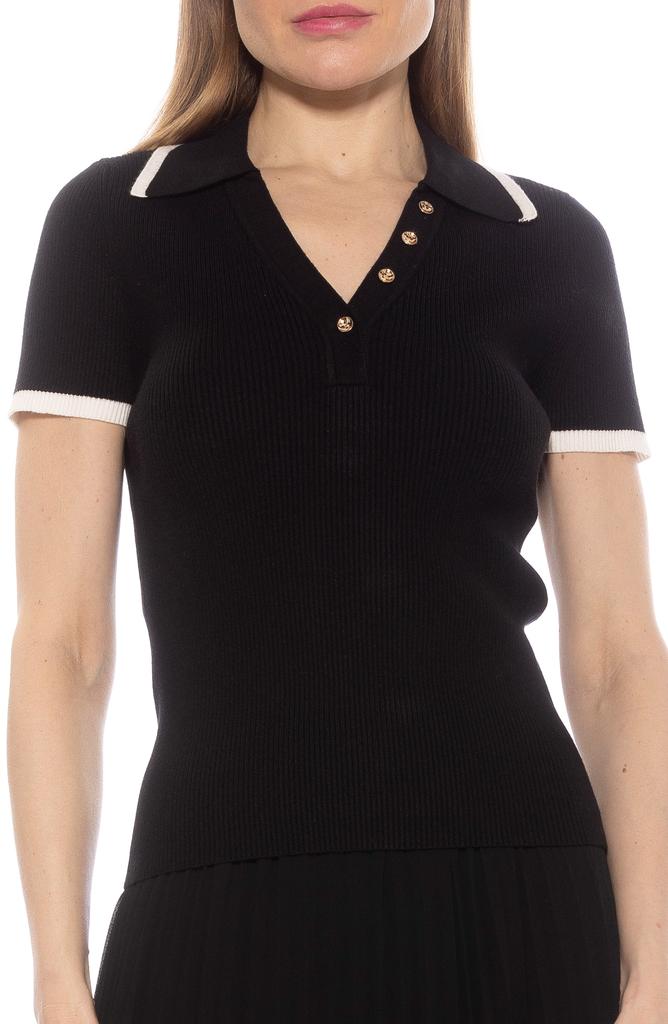 ALEXIA ADMOR Diara Knit Polo