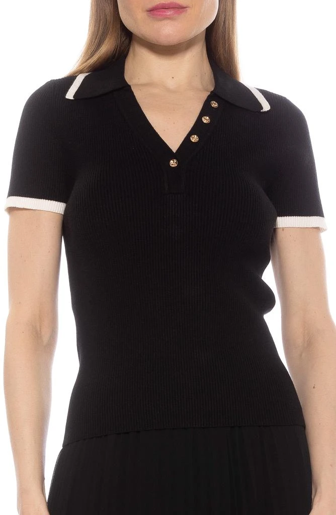 ALEXIA ADMOR Diara Knit Polo 1